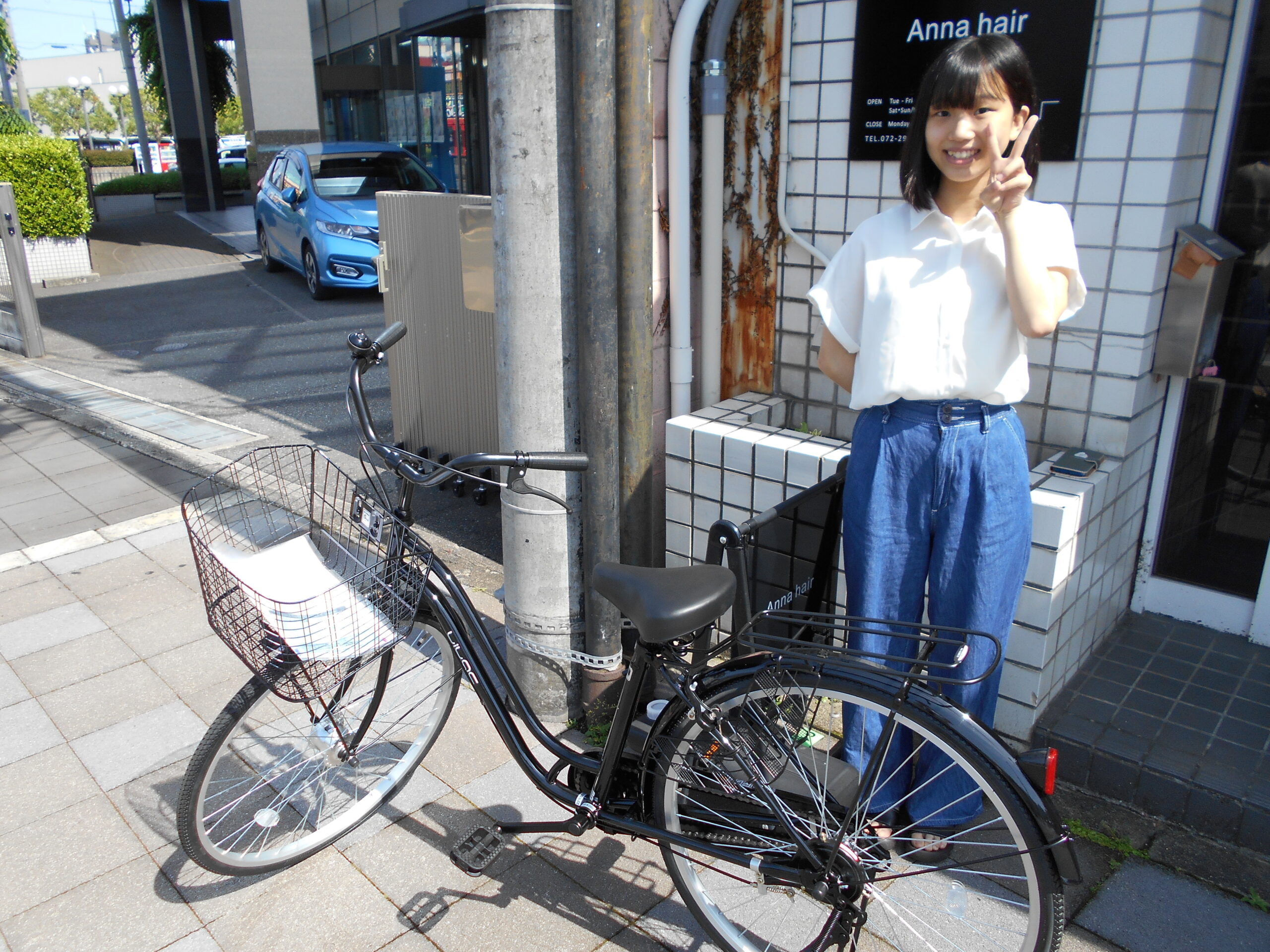 自転車　個別指導のハッピースマイル　堺市　中学生　高校生　受験対策